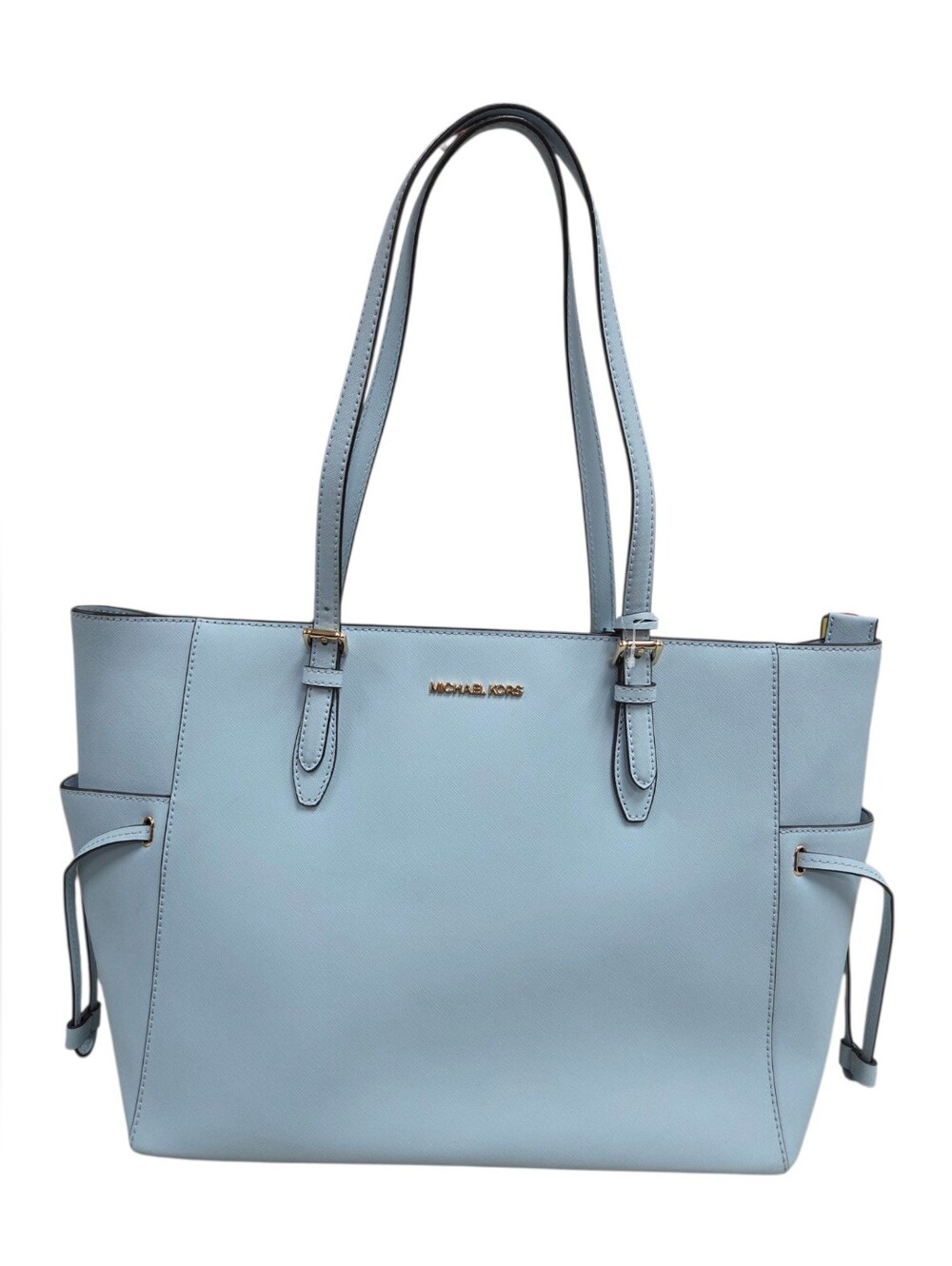 Michael Kors Sky Blue Leather Tote